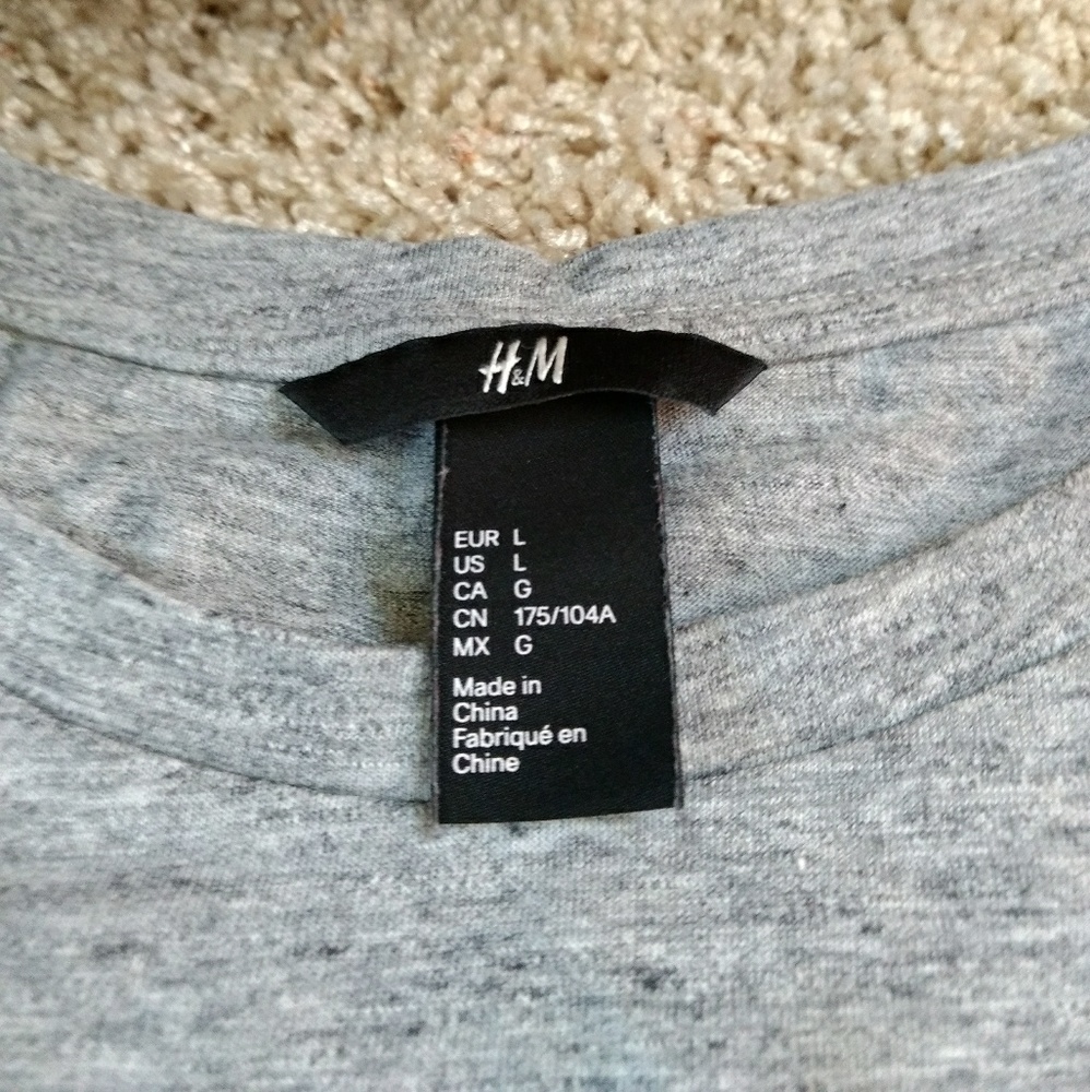 H&M Basic Grey T